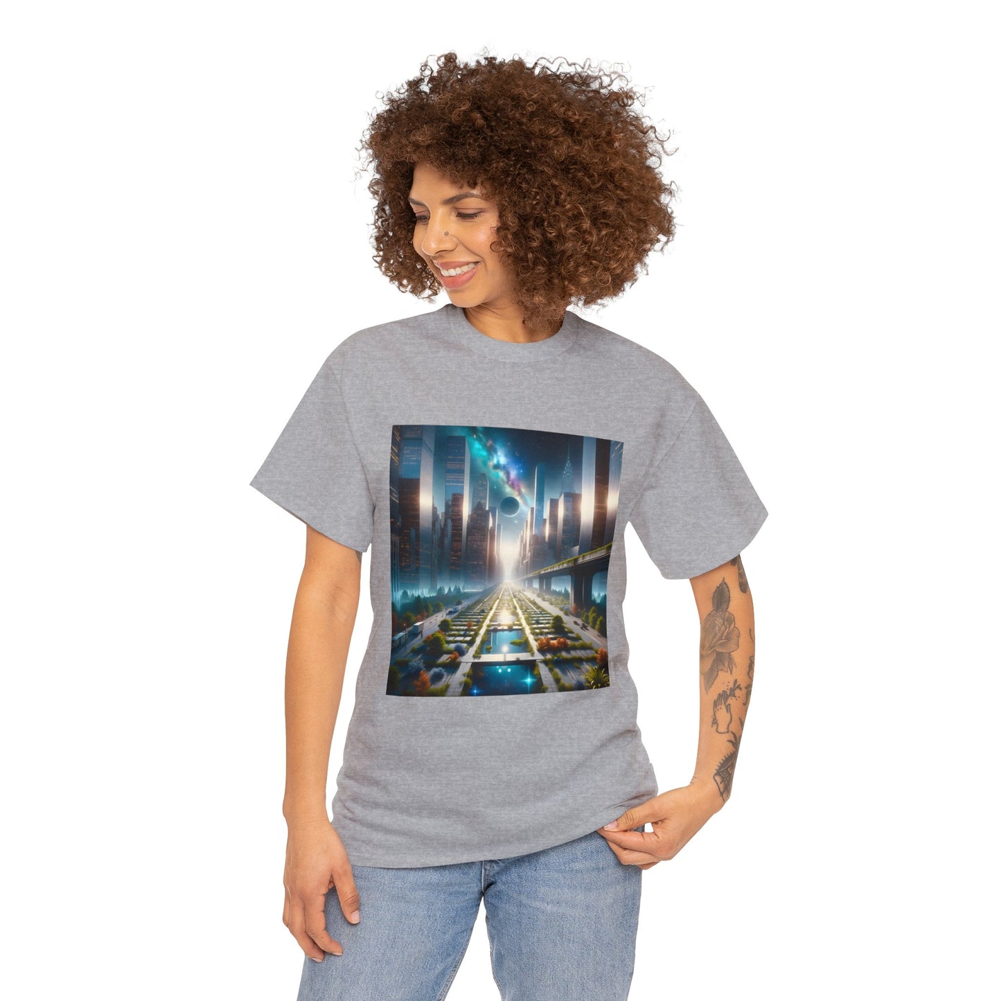 CyberScape Masterworks-Unisex Heavy Cotton Tee