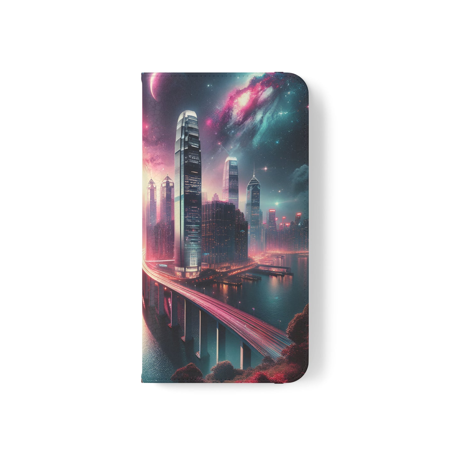 Aqua Skyline-Flip Cases