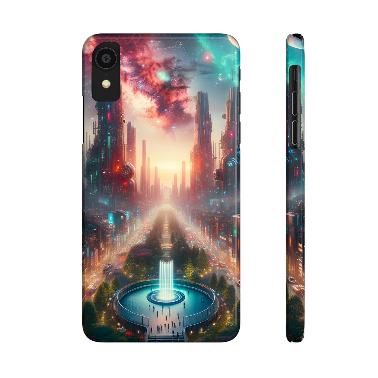 NeonRealm-Slim Phone Cases