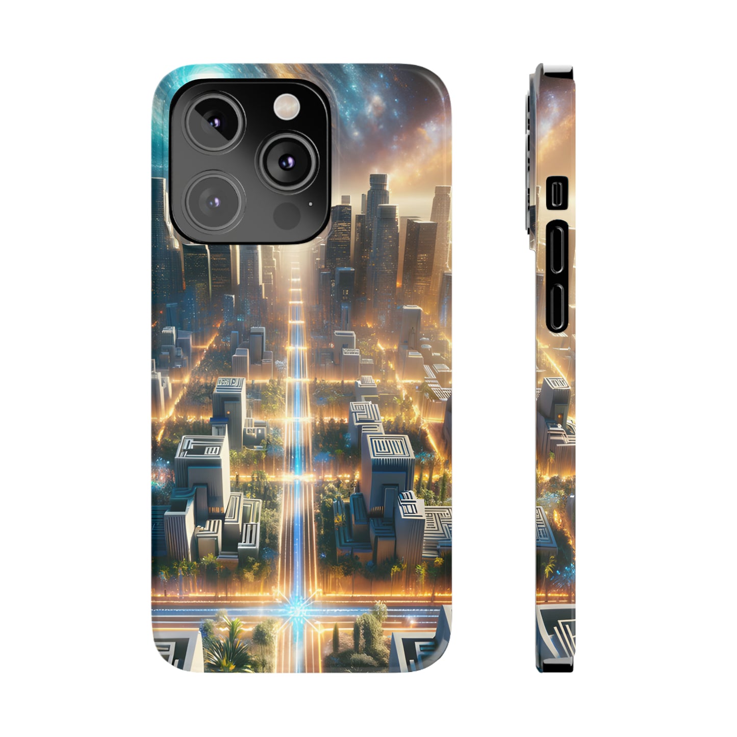 Luminaris Marbleus-Slim Phone Cases