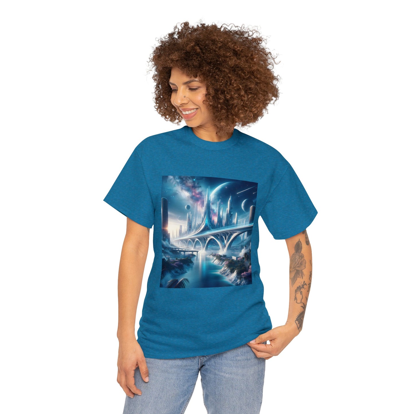 Stellar Marbles-Unisex Heavy Cotton Tee