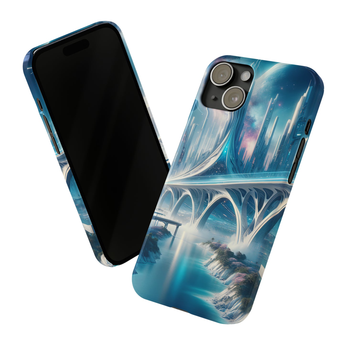 Stellar Marbles-Slim Phone Cases