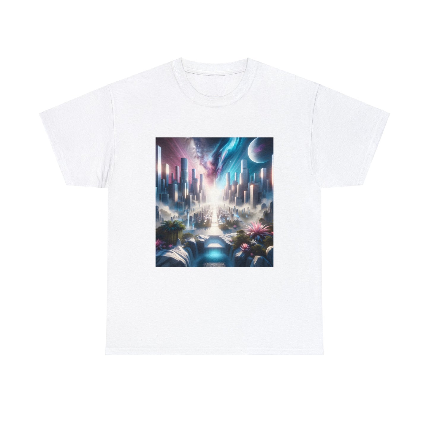 Marble Horizon-Unisex Heavy Cotton Tee