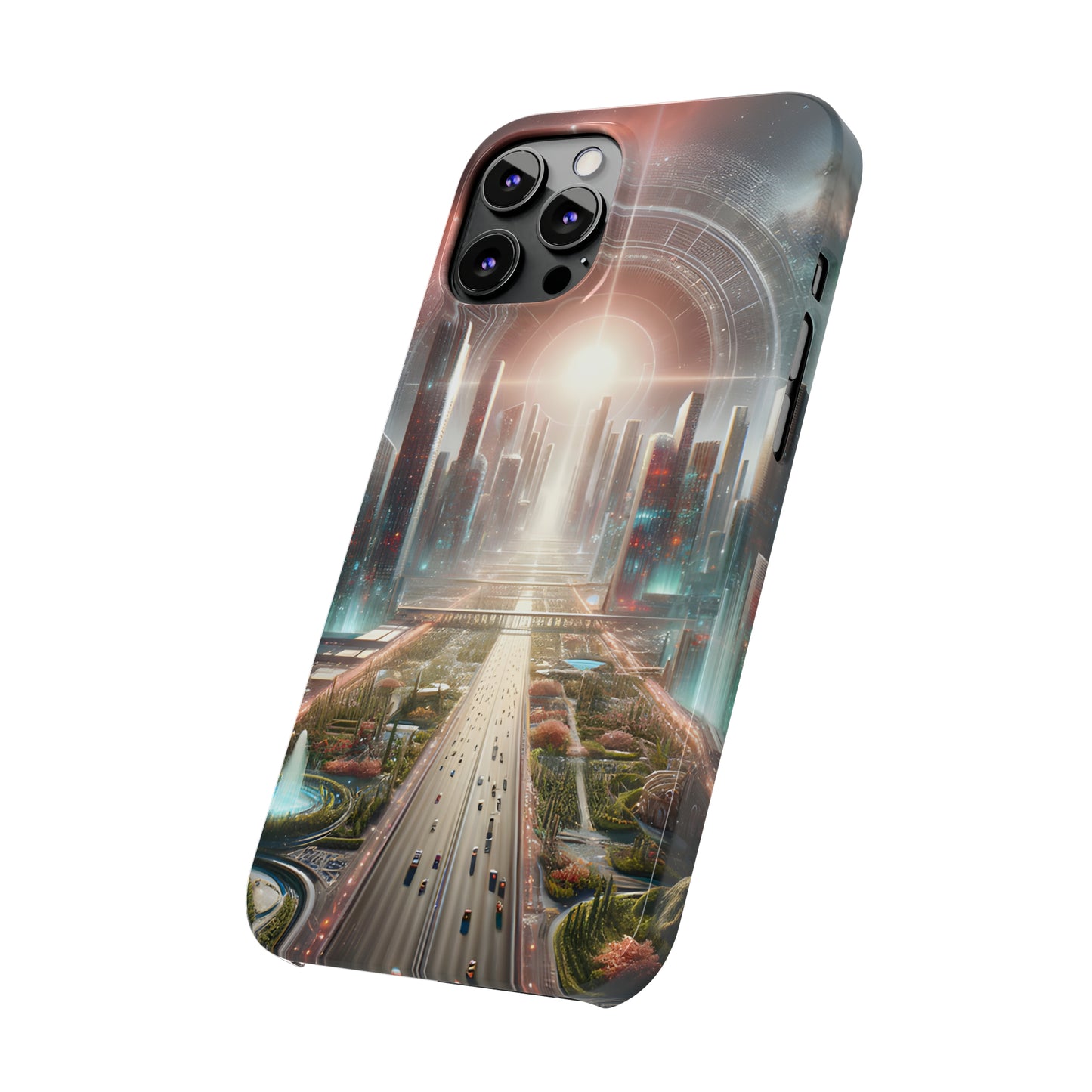 Vegas Vortex-Slim Phone Cases