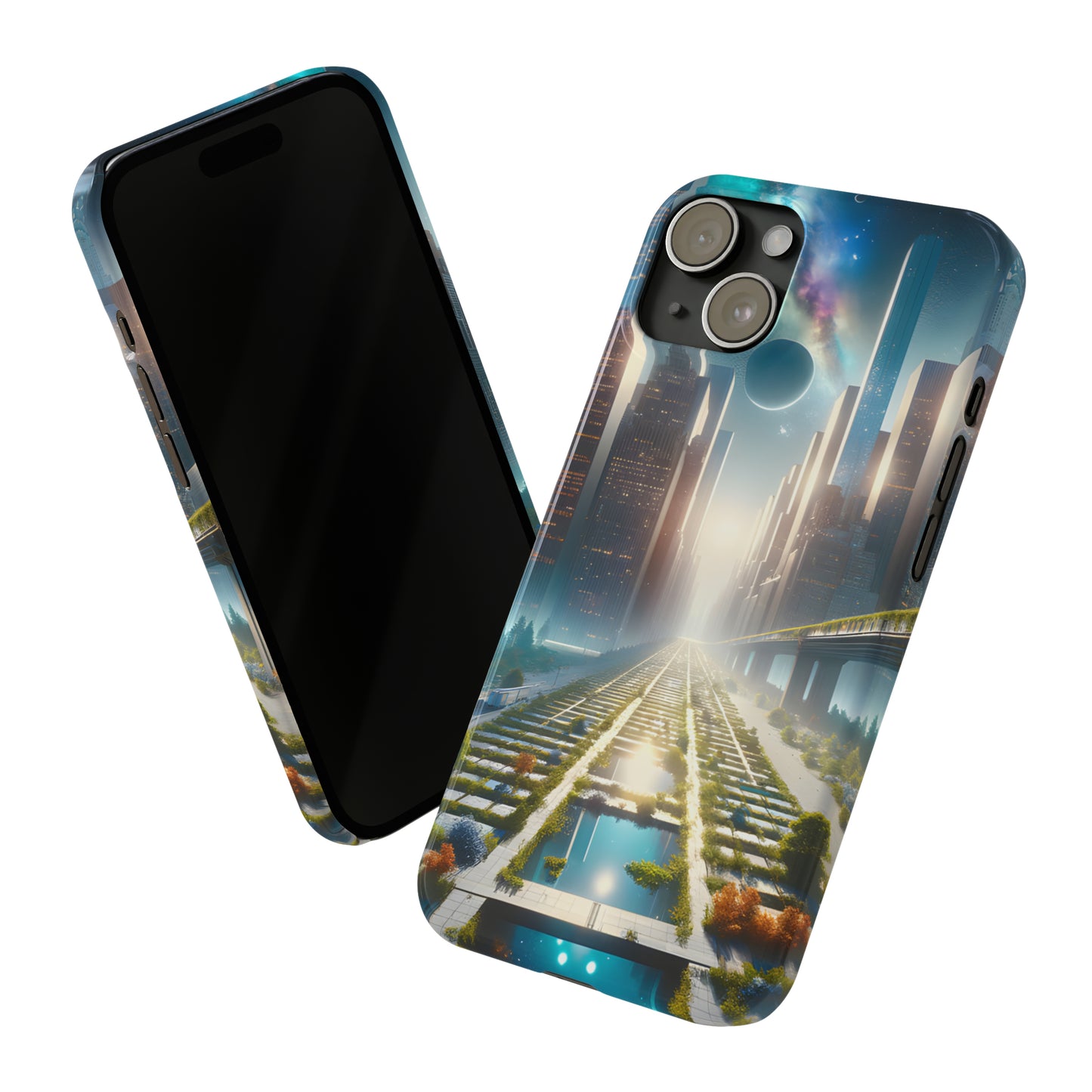 CyberScape Masterworks-Slim Phone Cases