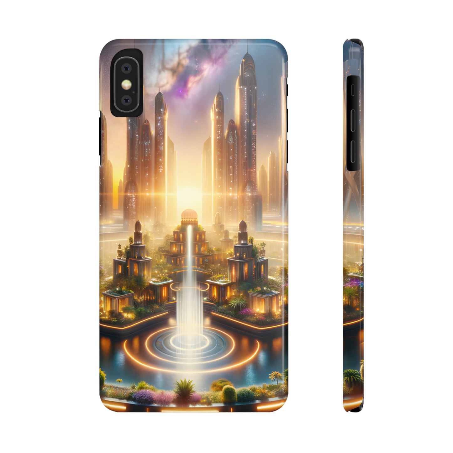 Nebula Gardens-Slim Phone Cases