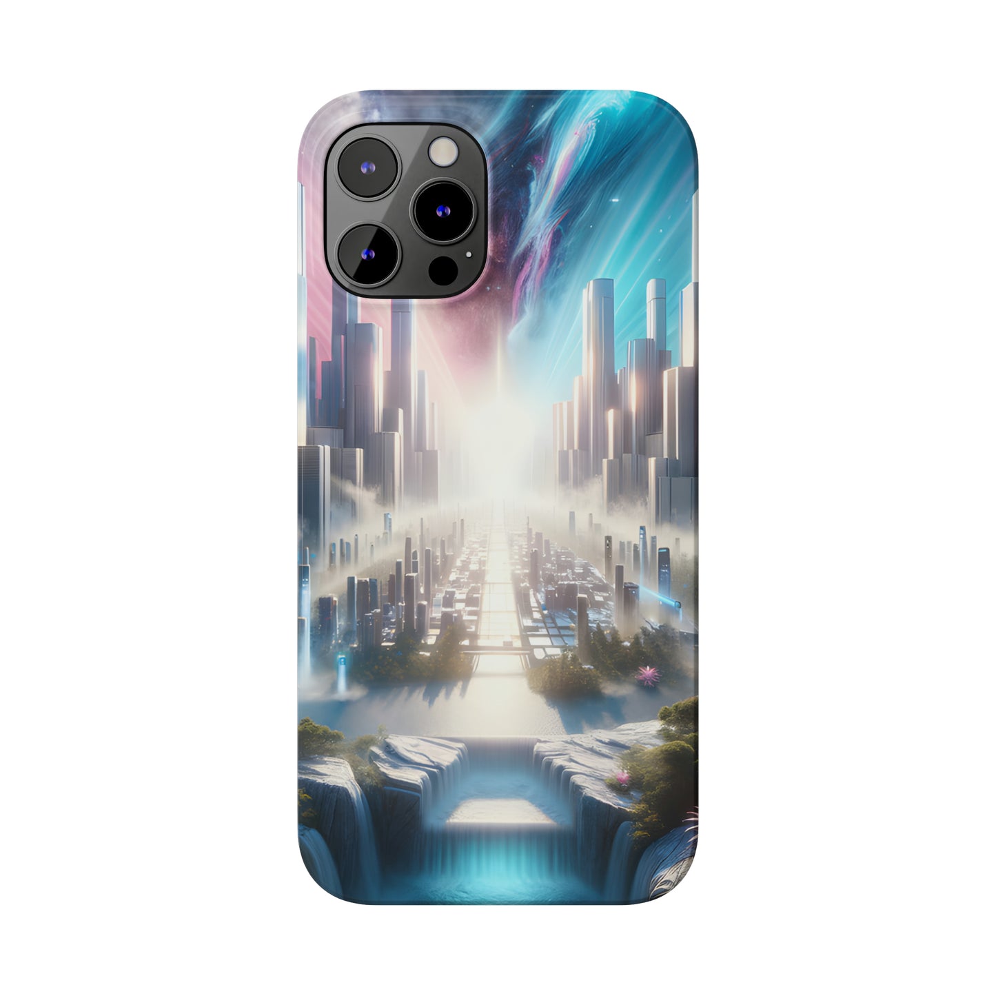 Marble Horizon-Slim Phone Cases