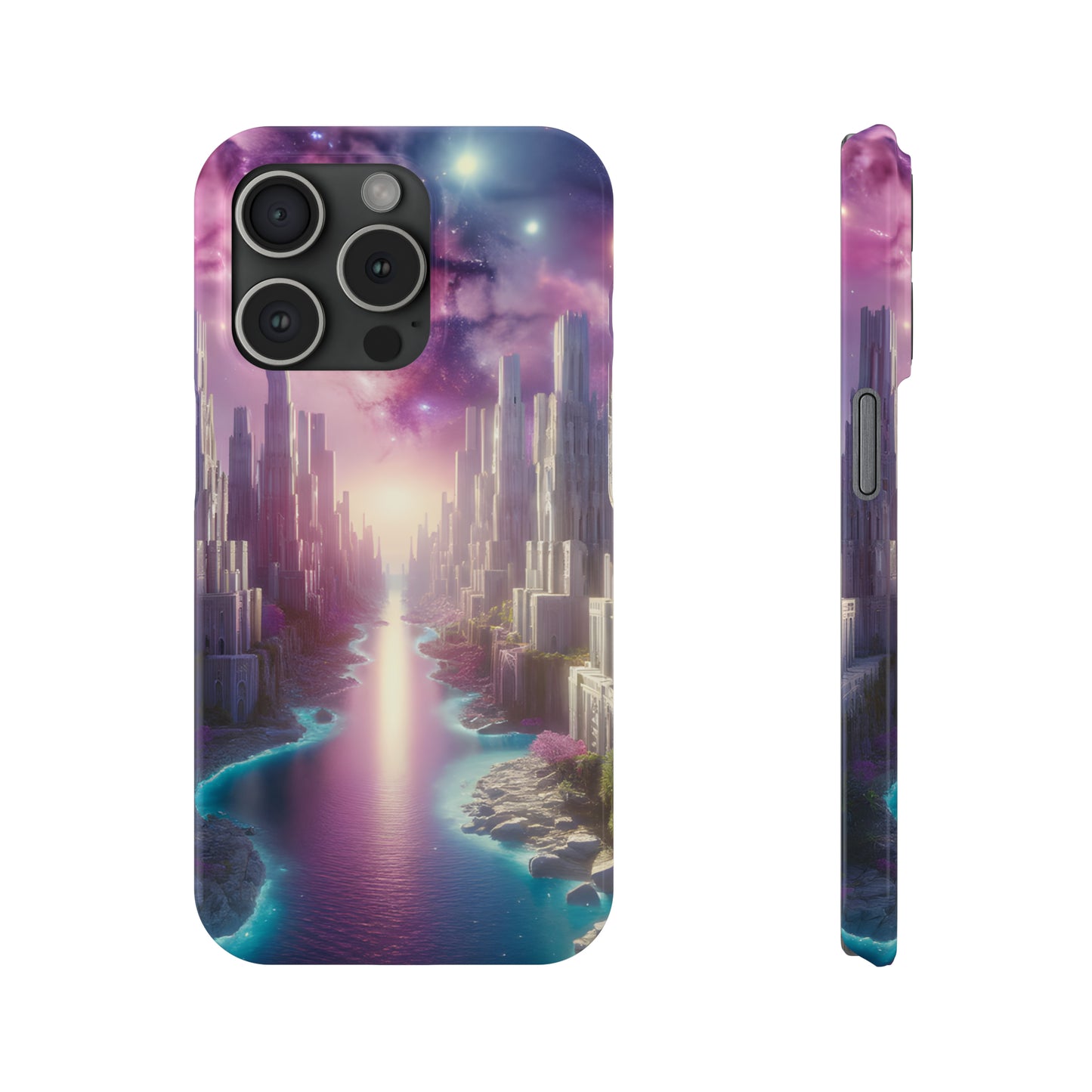 Marble Dreams-Slim Phone Cases