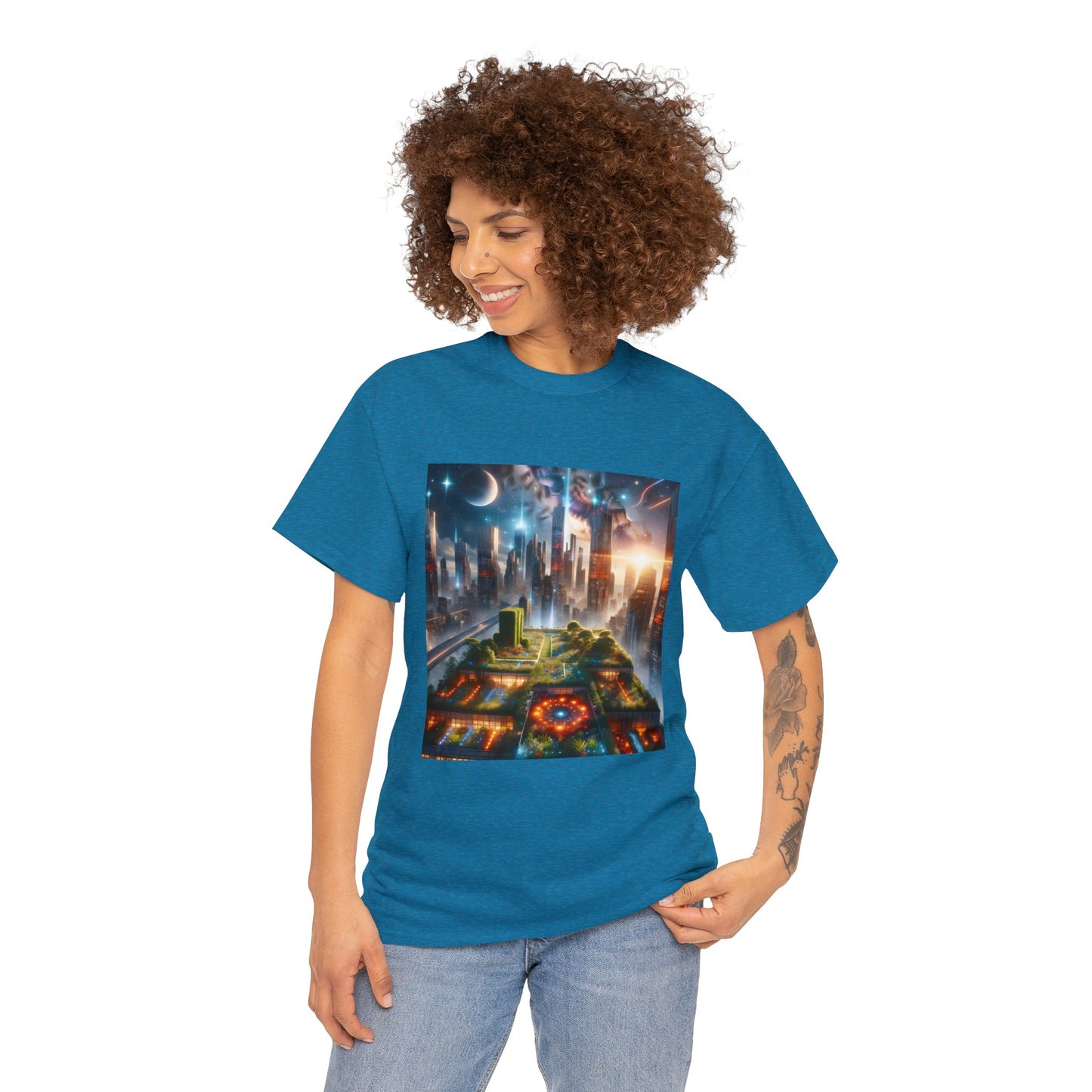 Luminaris Skyscape-Unisex Heavy Cotton Tee