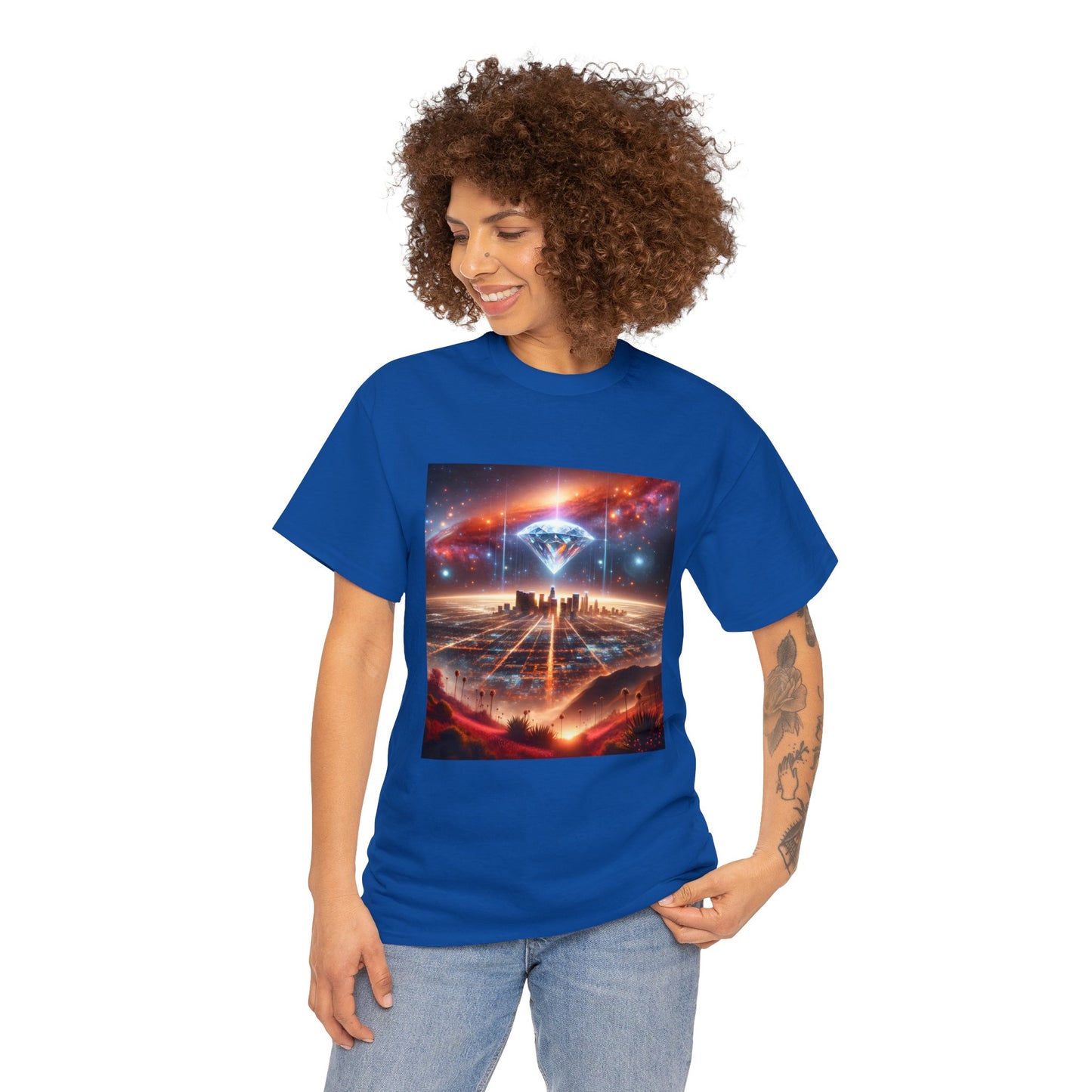 Luminara Skyvista-Unisex Heavy Cotton Tee