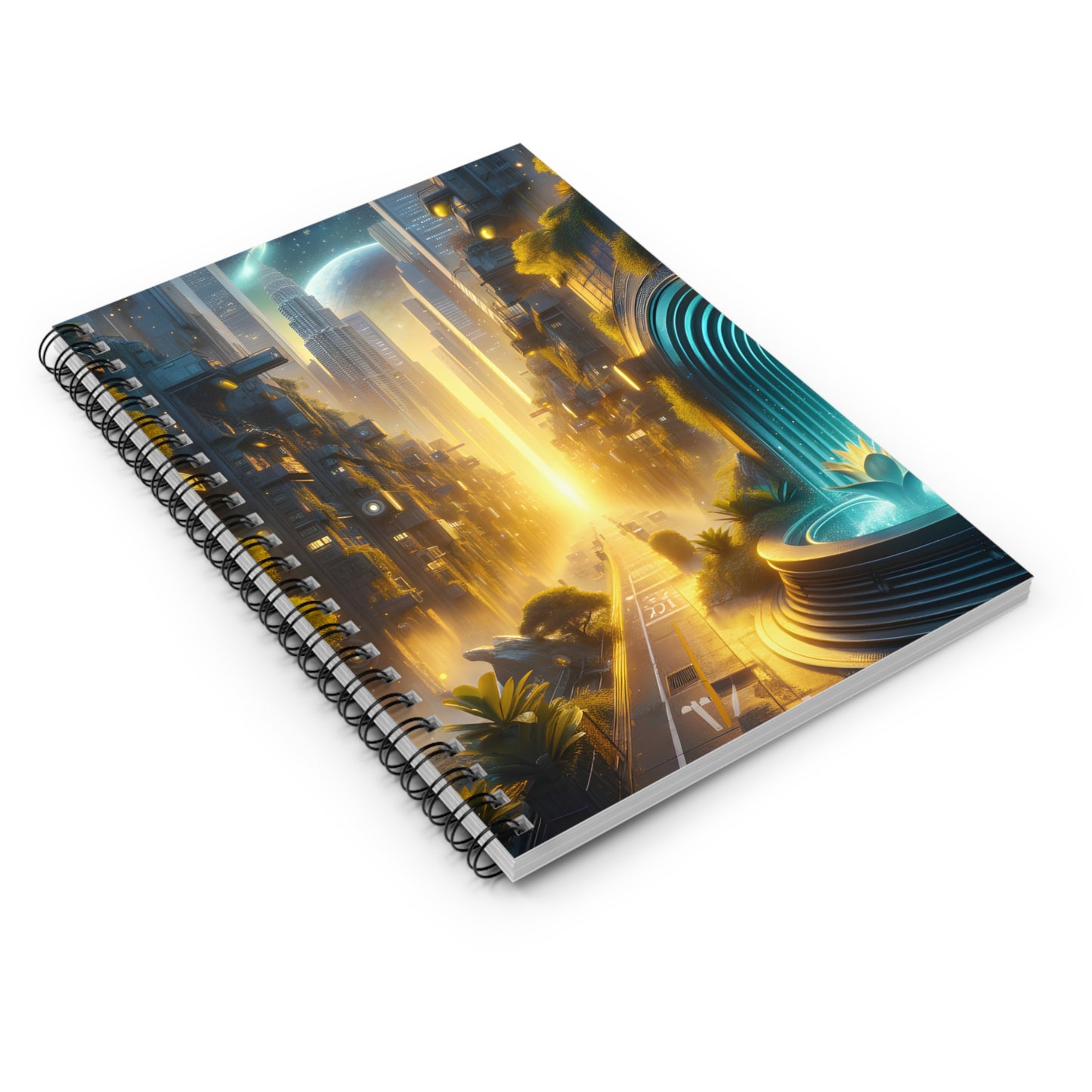 Hiroshi Skylight-Spiral Notebook - Ruled Line