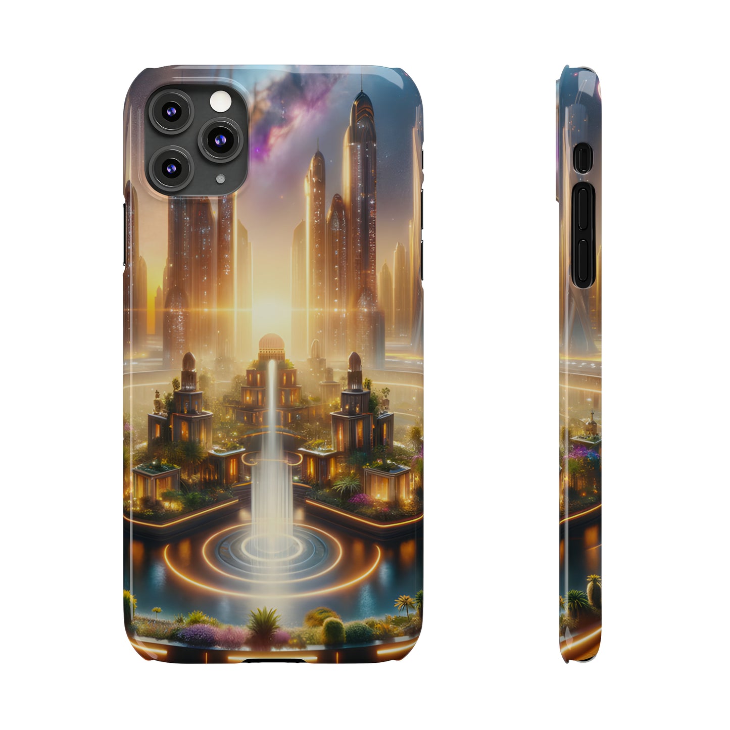 Nebula Gardens-Slim Phone Cases