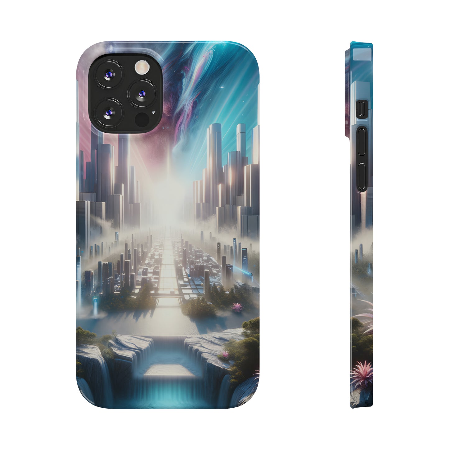 Marble Horizon-Slim Phone Cases