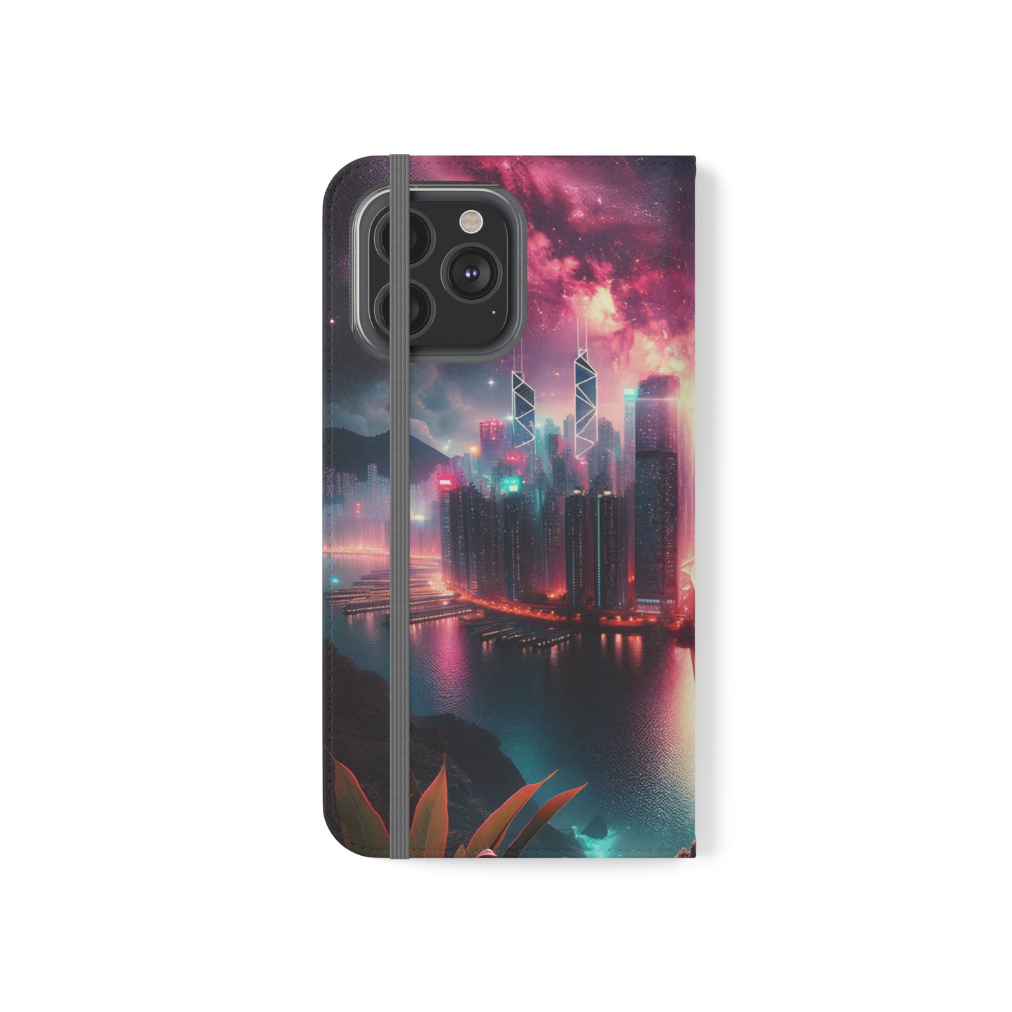 Aqua Skyline-Flip Cases