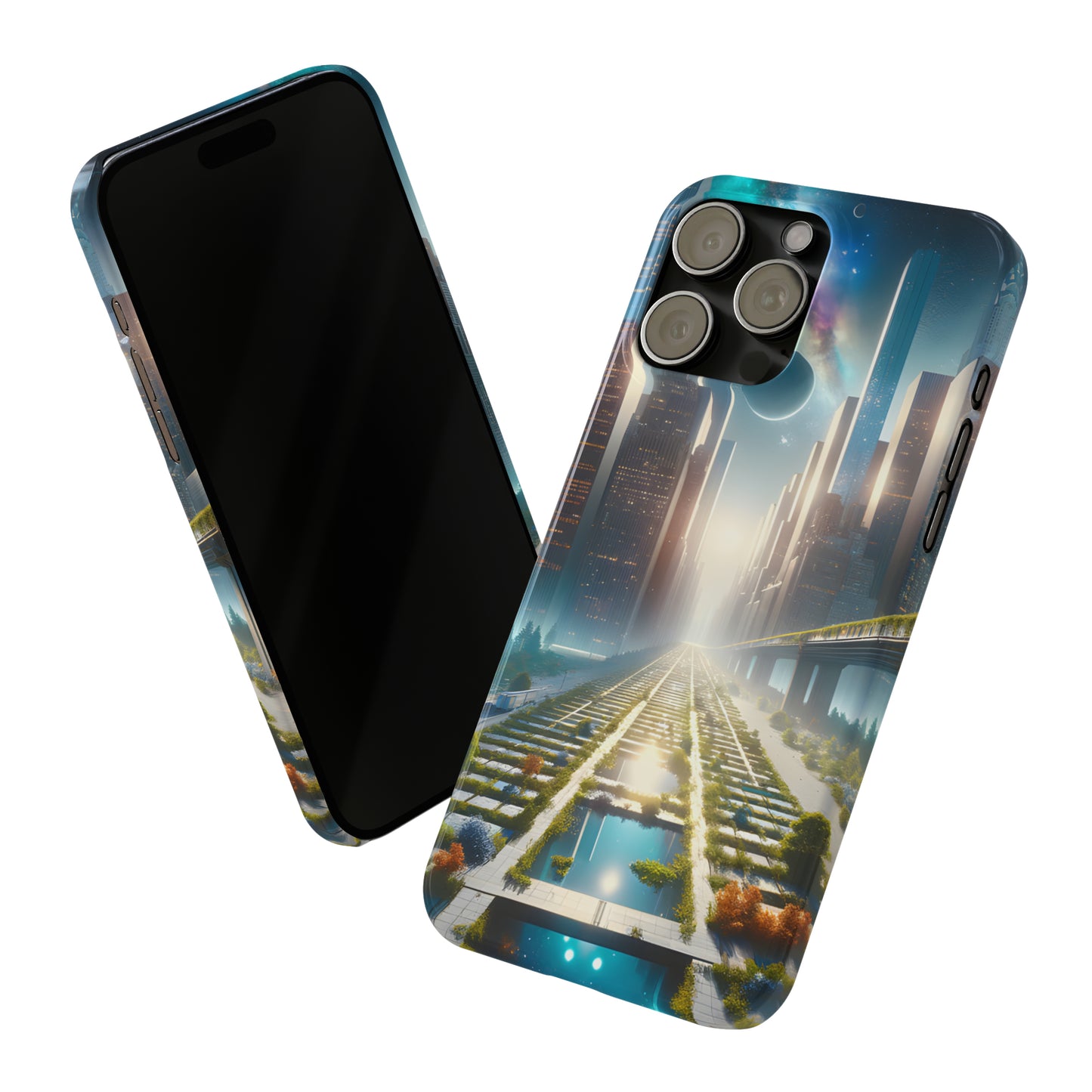 CyberScape Masterworks-Slim Phone Cases