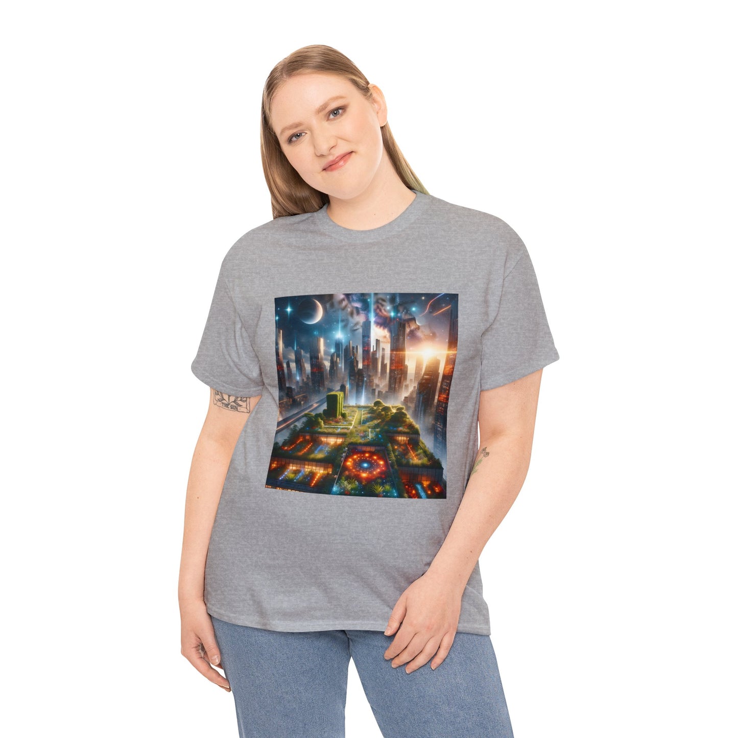 Luminaris Skyscape-Unisex Heavy Cotton Tee