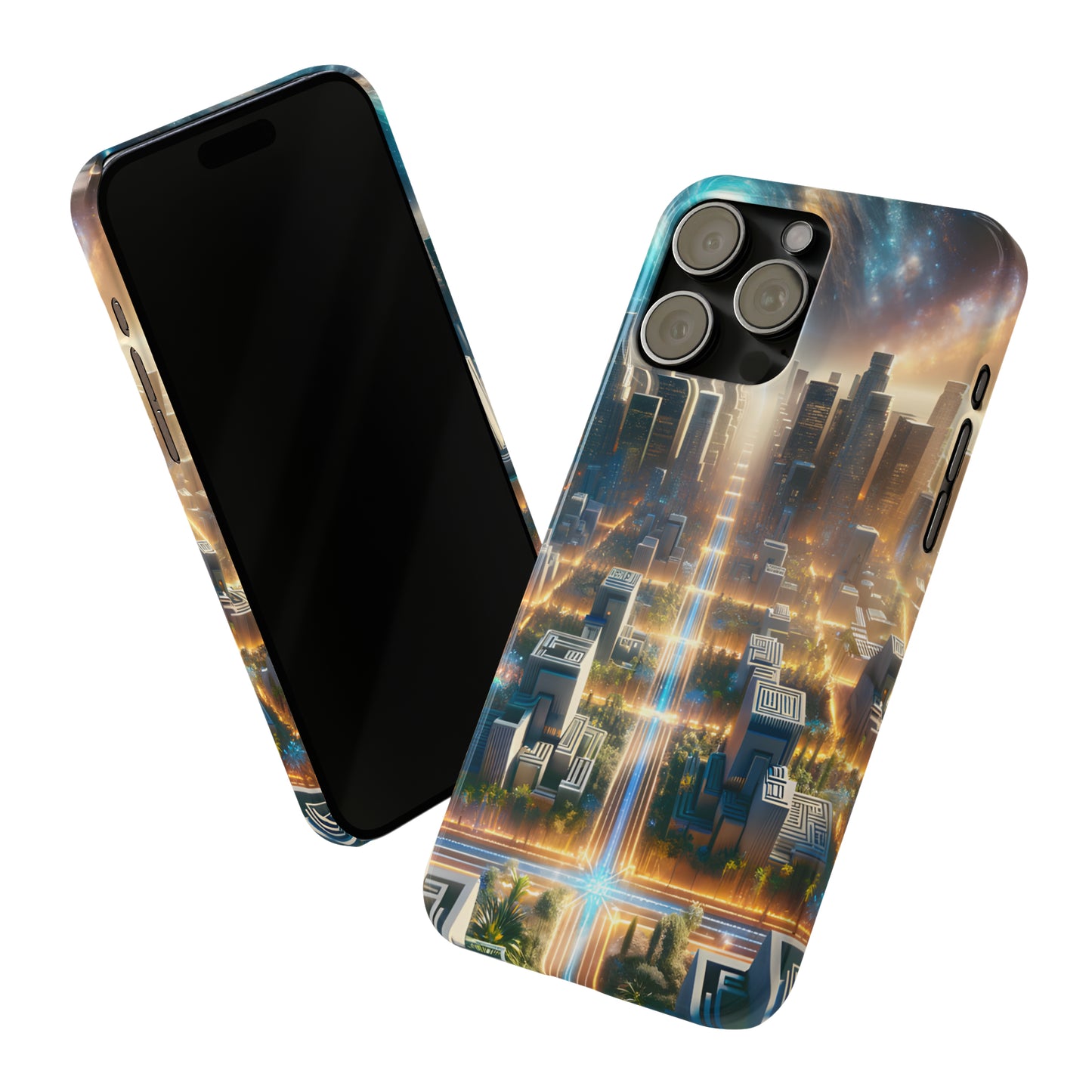 Luminaris Marbleus-Slim Phone Cases