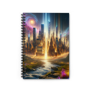 Diamondscape-Spiral Notebook - Ruled Line