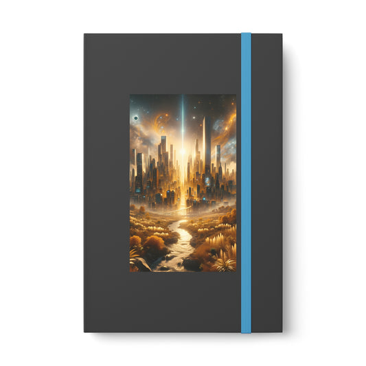 Golden Horizon-Color Contrast Notebook - Ruled