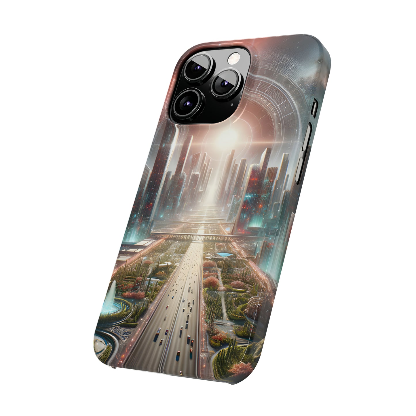 Vegas Vortex-Slim Phone Cases