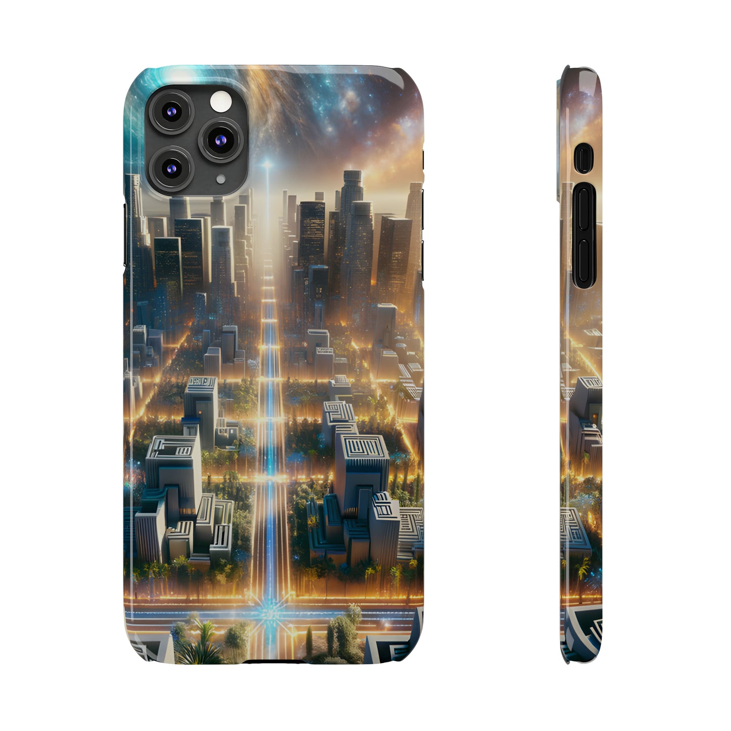 Luminaris Marbleus-Slim Phone Cases