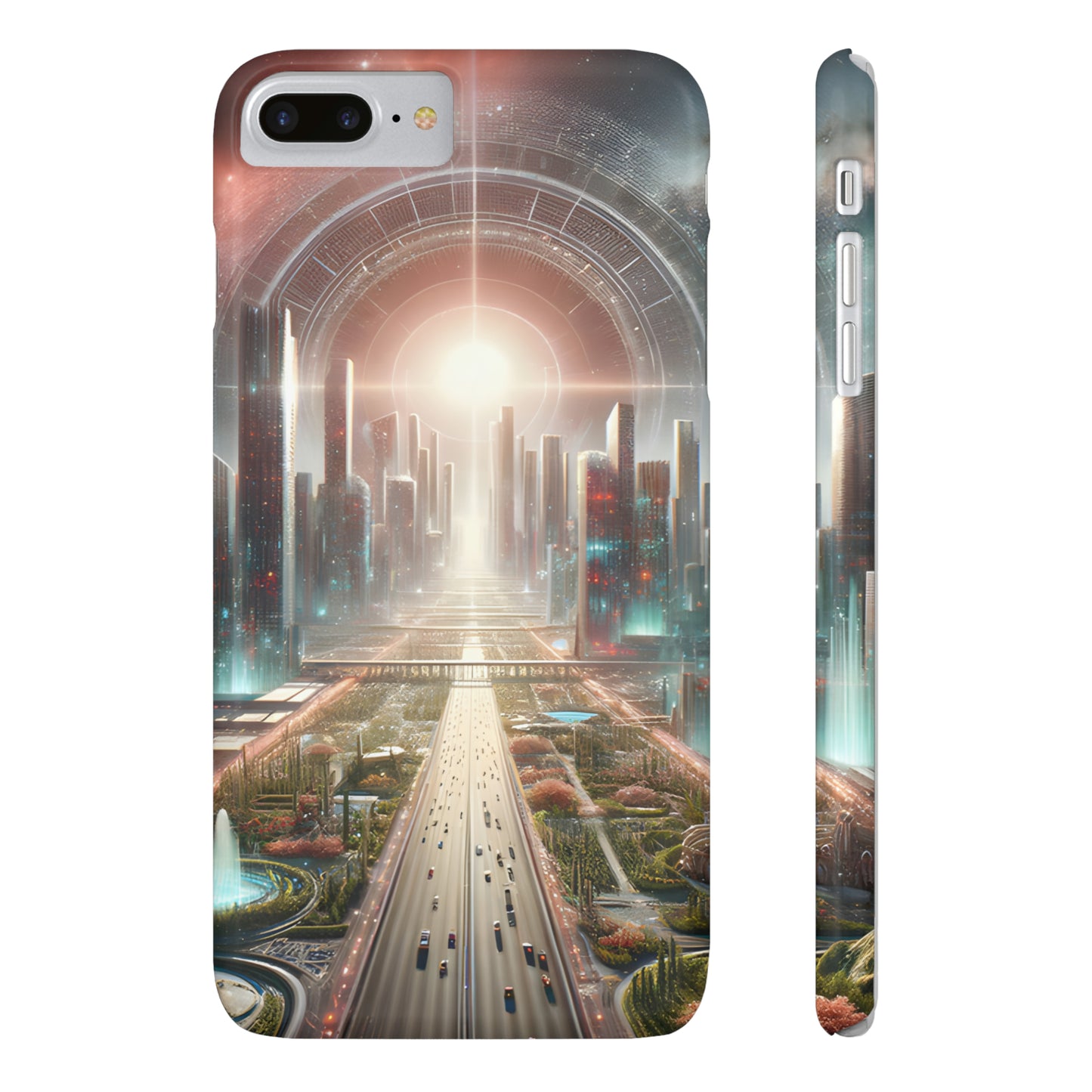 Vegas Vortex-Slim Phone Cases