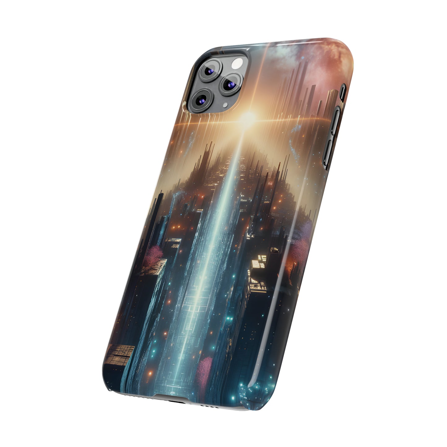 MysticScape or KaleidoSpires-Slim Phone Cases