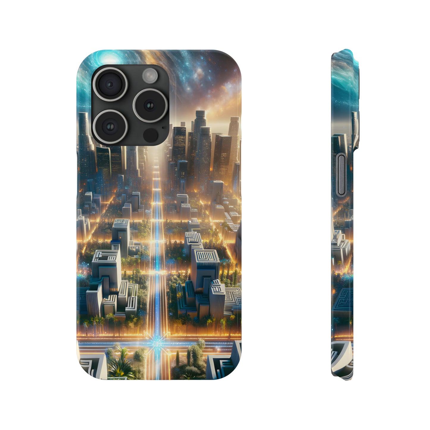 Luminaris Marbleus-Slim Phone Cases