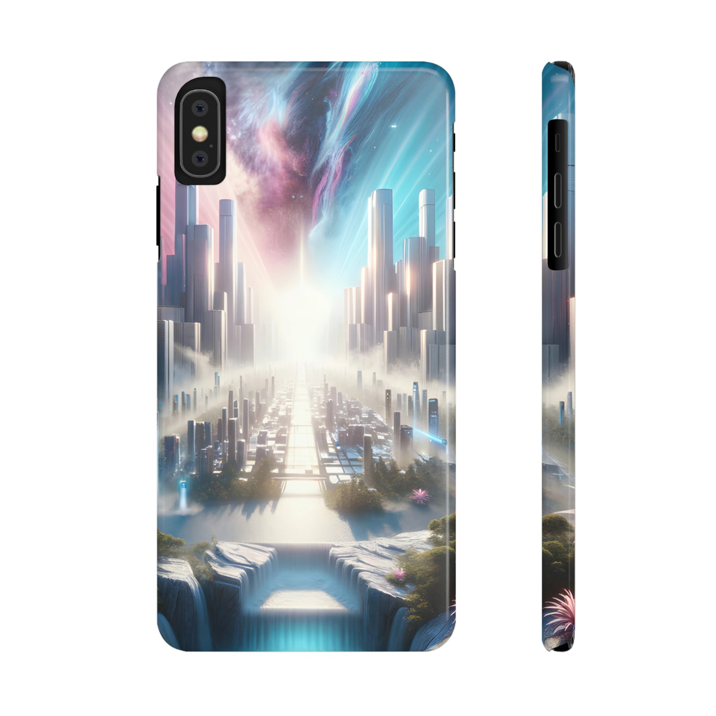 Marble Horizon-Slim Phone Cases