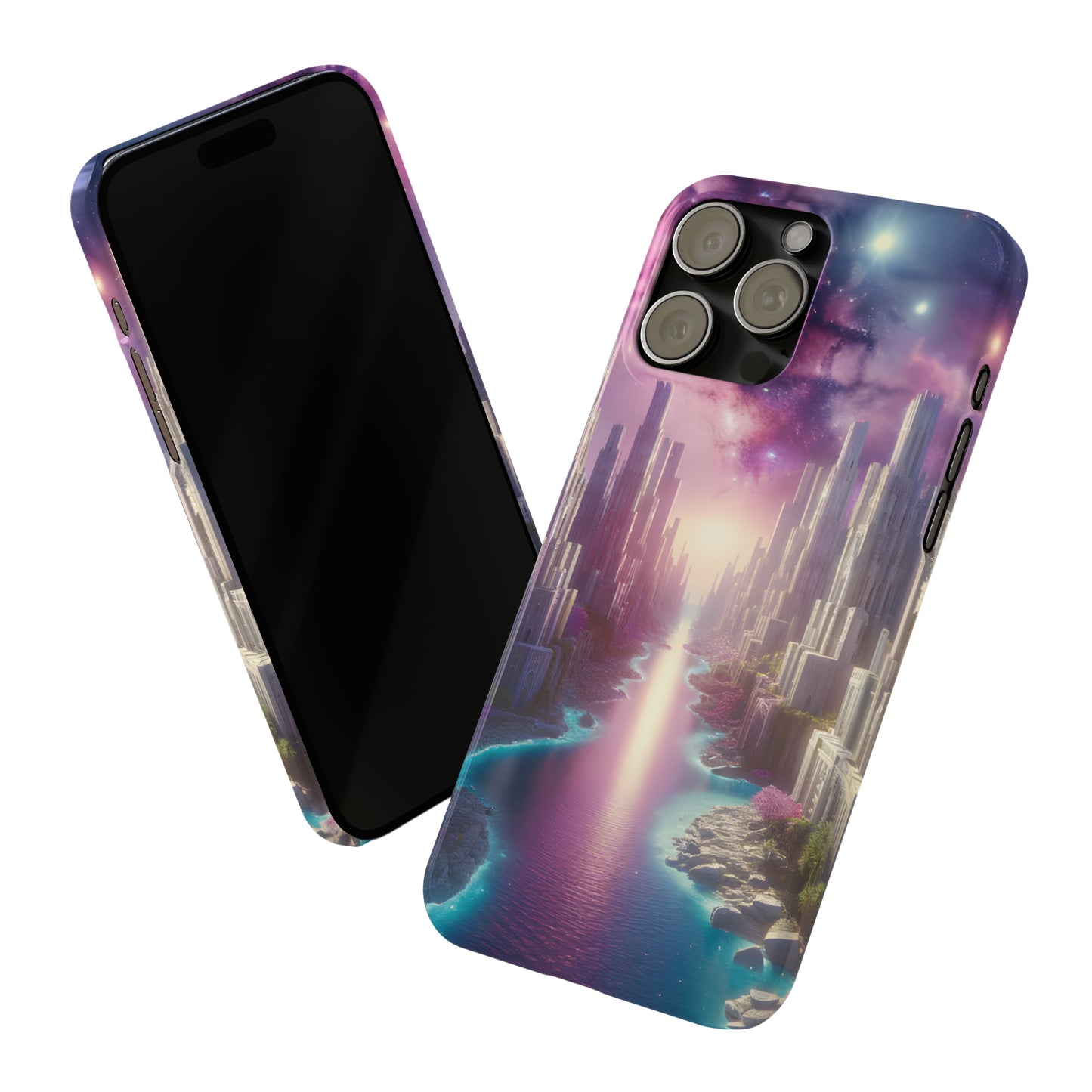 Marble Dreams-Slim Phone Cases