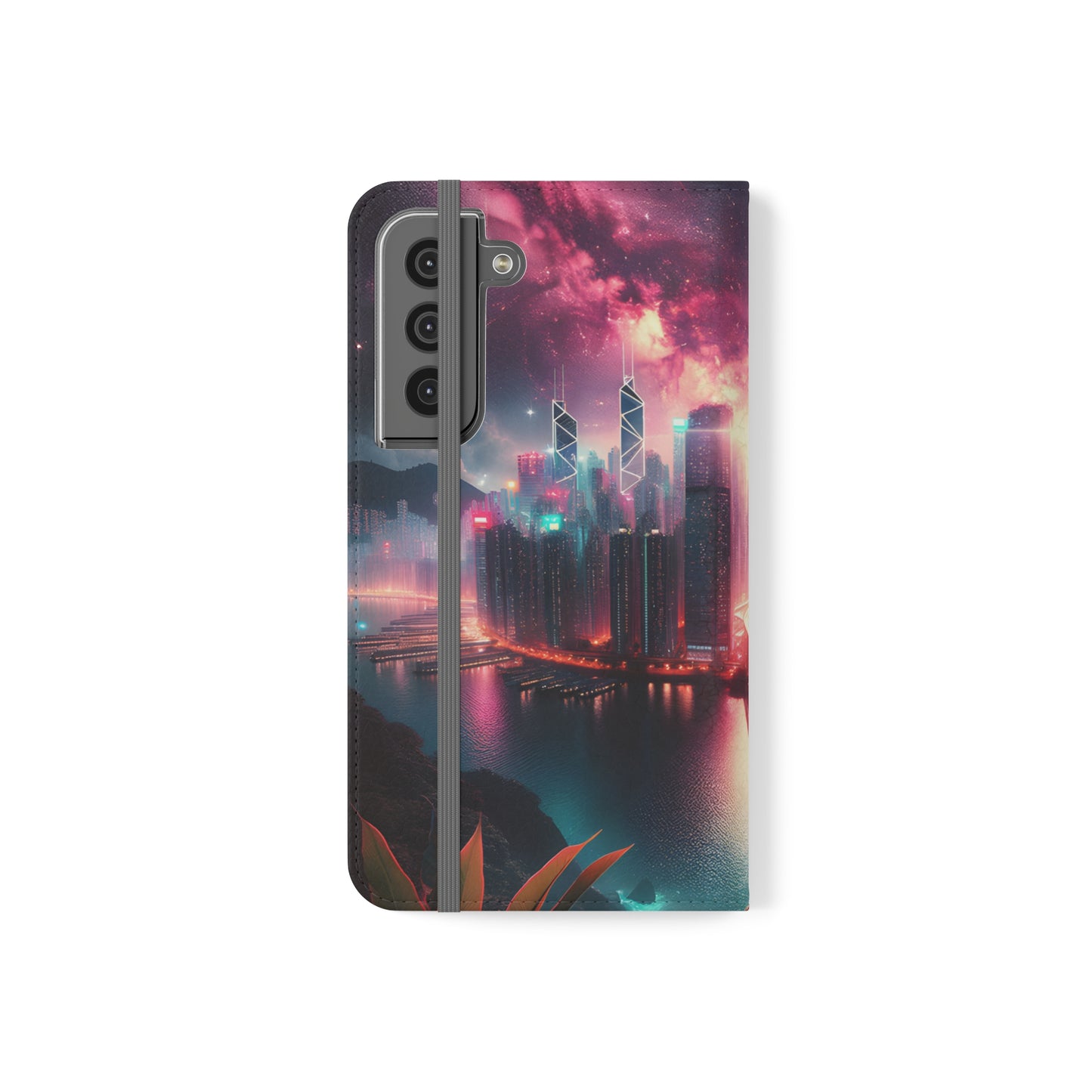 Aqua Skyline-Flip Cases