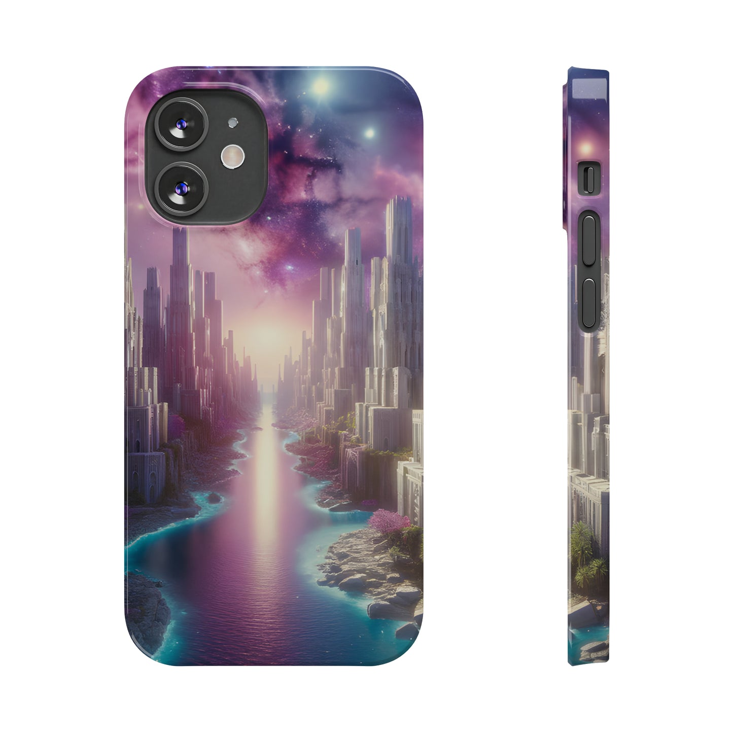 Marble Dreams-Slim Phone Cases