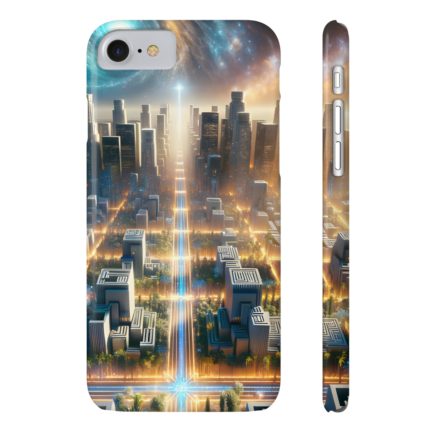 Luminaris Marbleus-Slim Phone Cases