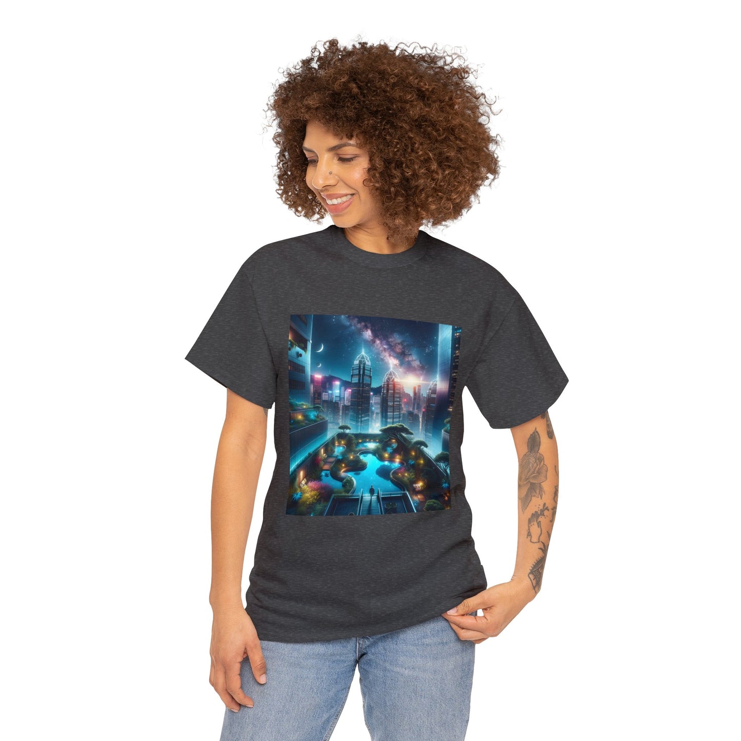 Luminosity Garden-Unisex Heavy Cotton Tee