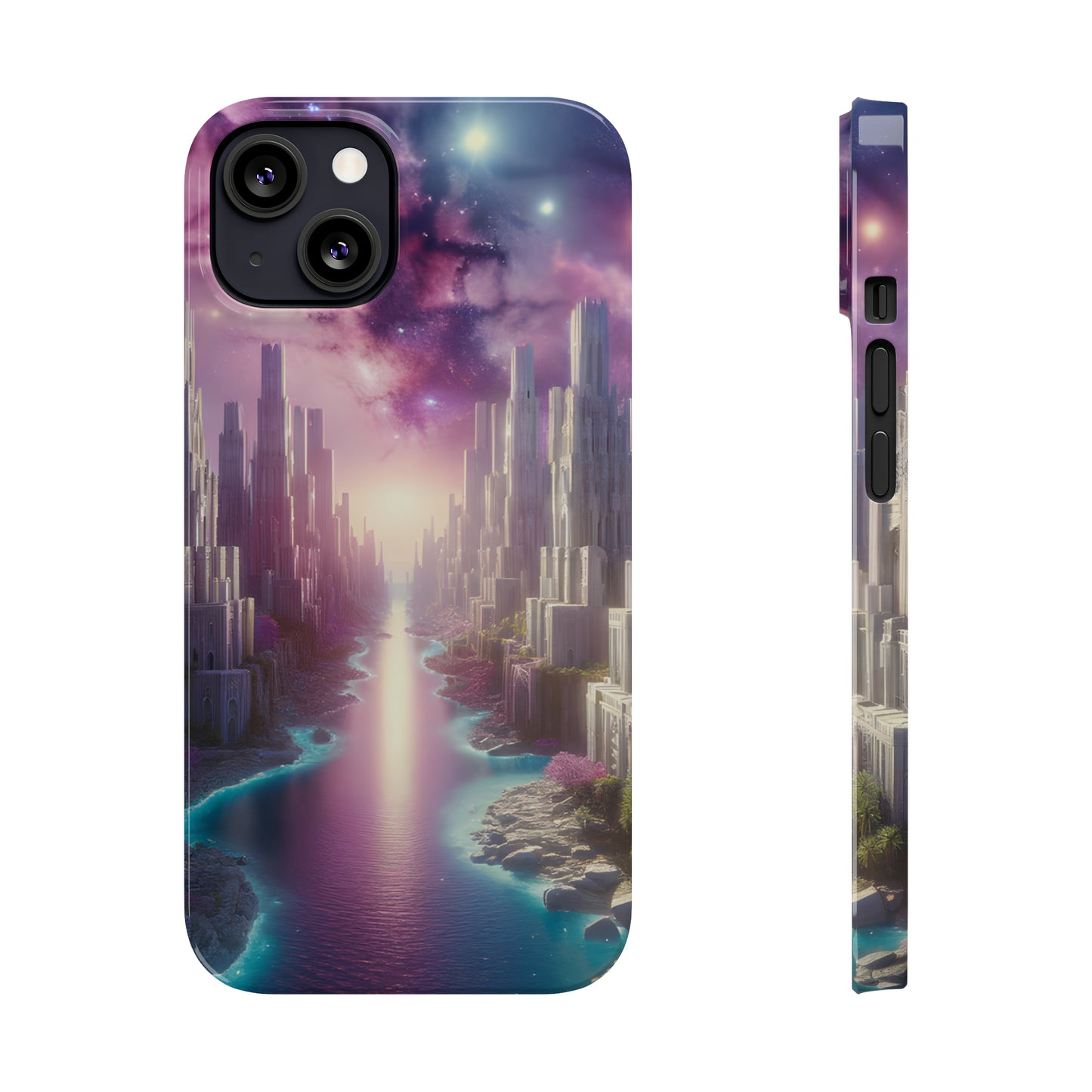 Marble Dreams-Slim Phone Cases