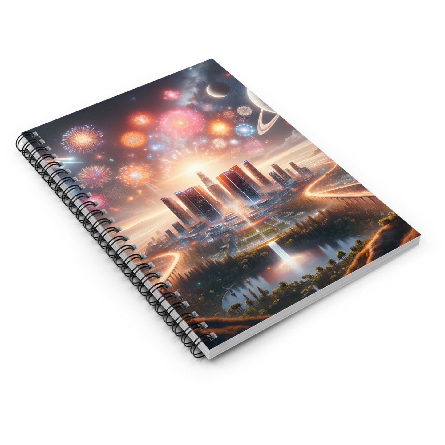 Luminara Skyshaper-Spiral Notebook - Ruled Line