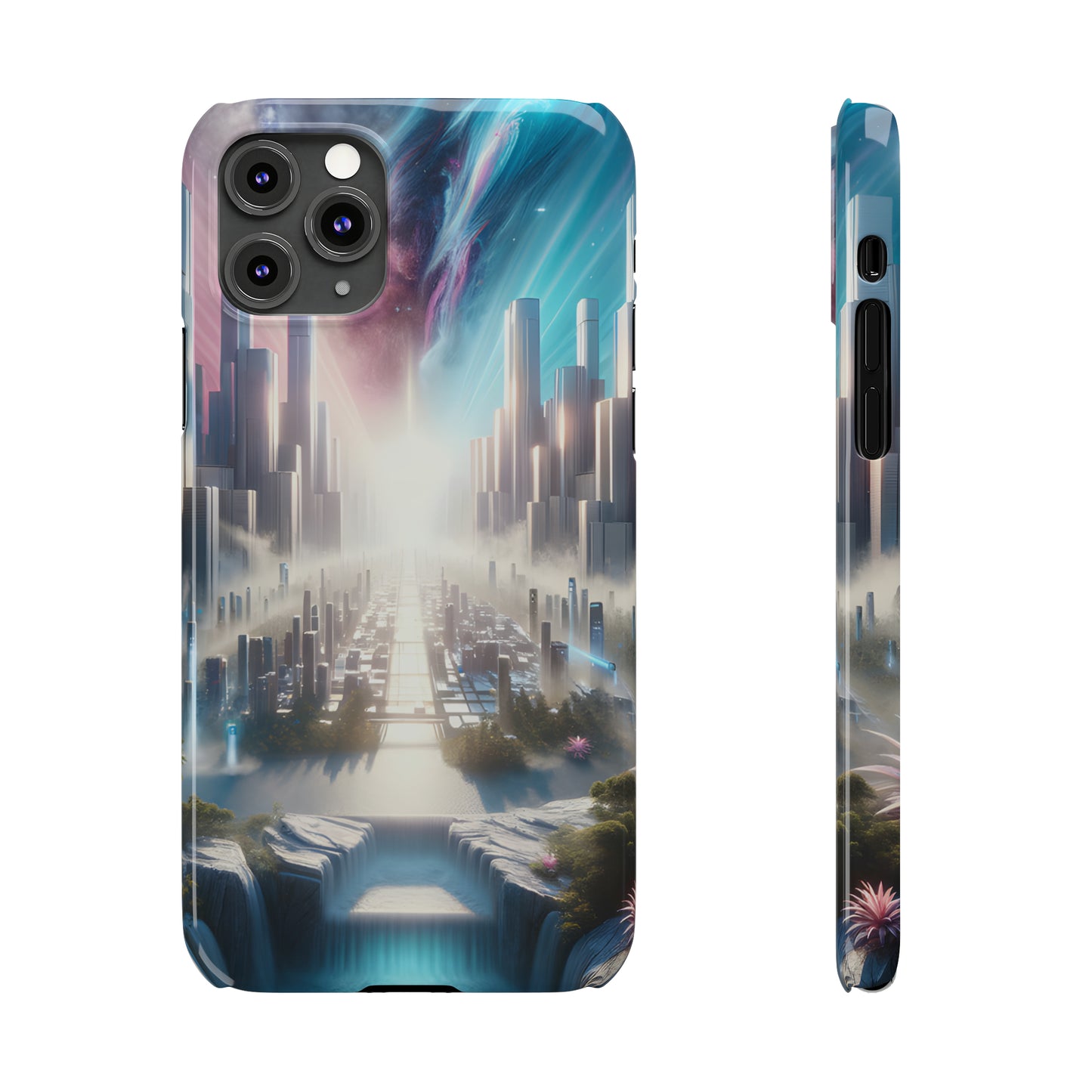 Marble Horizon-Slim Phone Cases