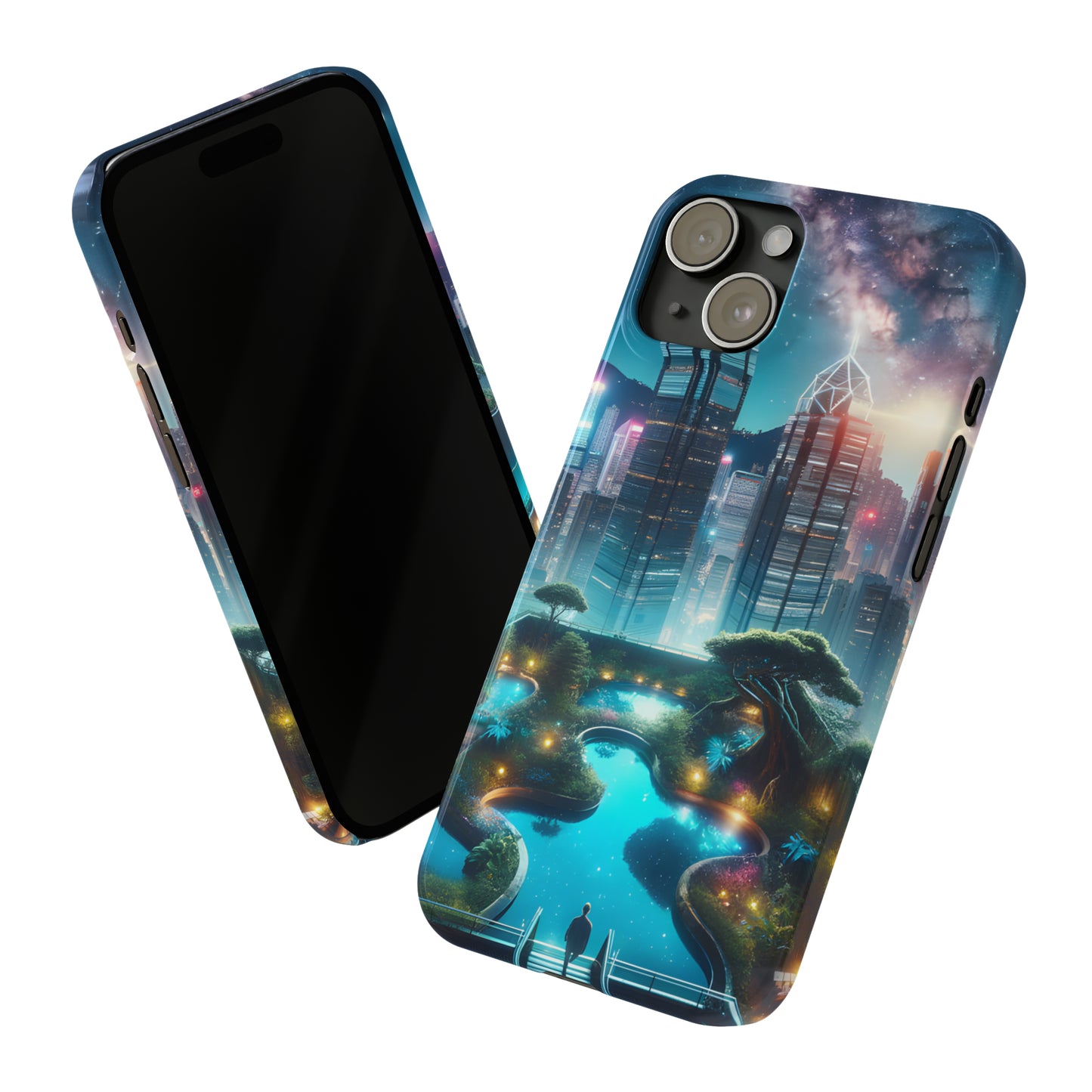 Luminosity Garden-Slim Phone Cases