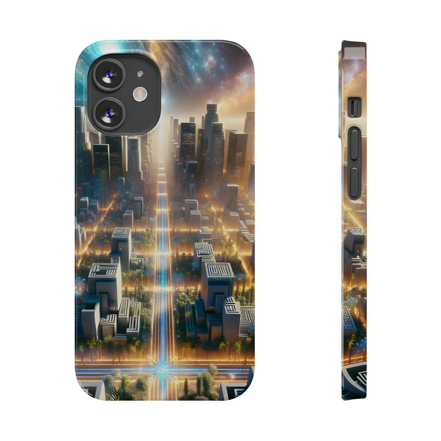 Luminaris Marbleus-Slim Phone Cases