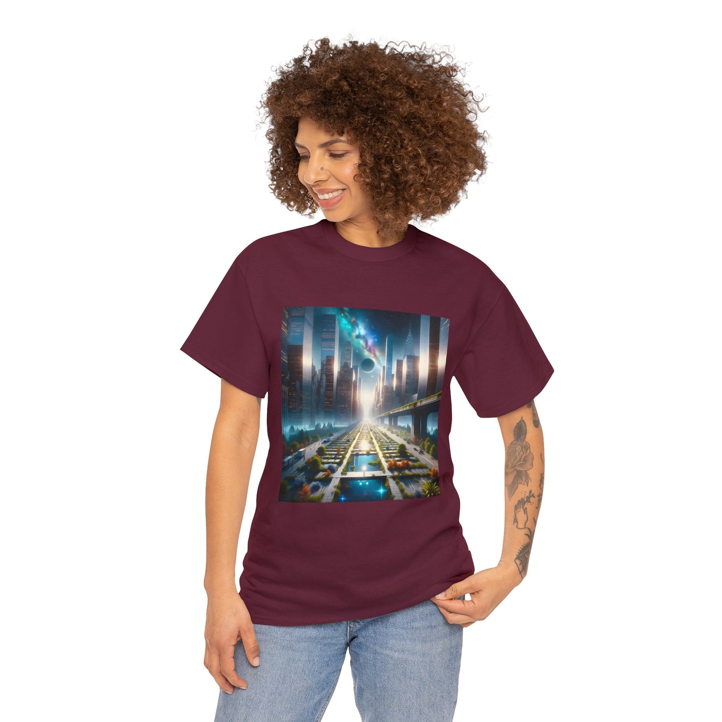 CyberScape Masterworks-Unisex Heavy Cotton Tee