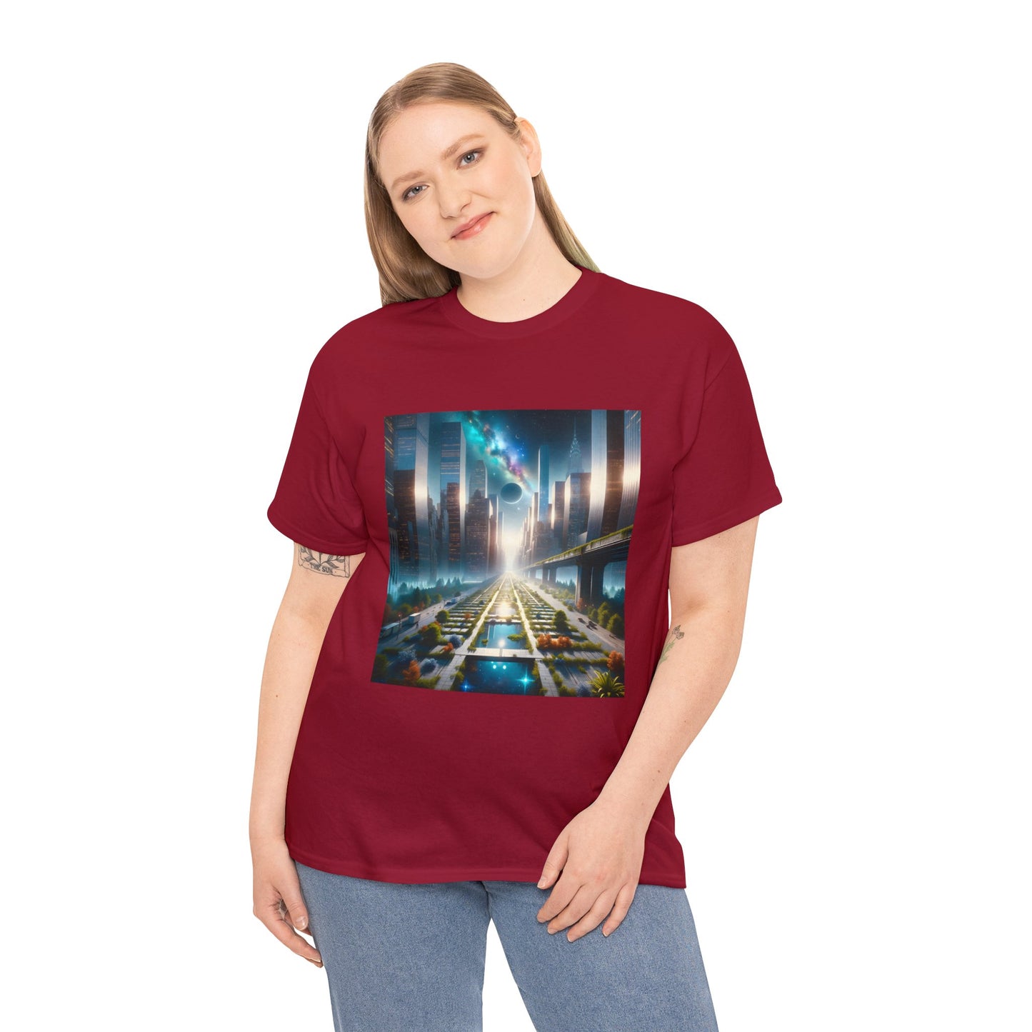 CyberScape Masterworks-Unisex Heavy Cotton Tee