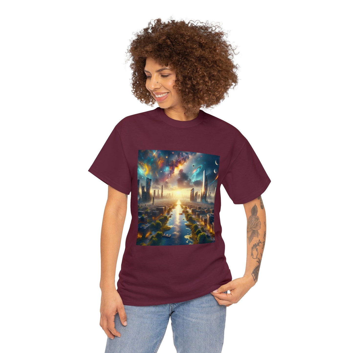 Starlight Reverie-Unisex Heavy Cotton Tee