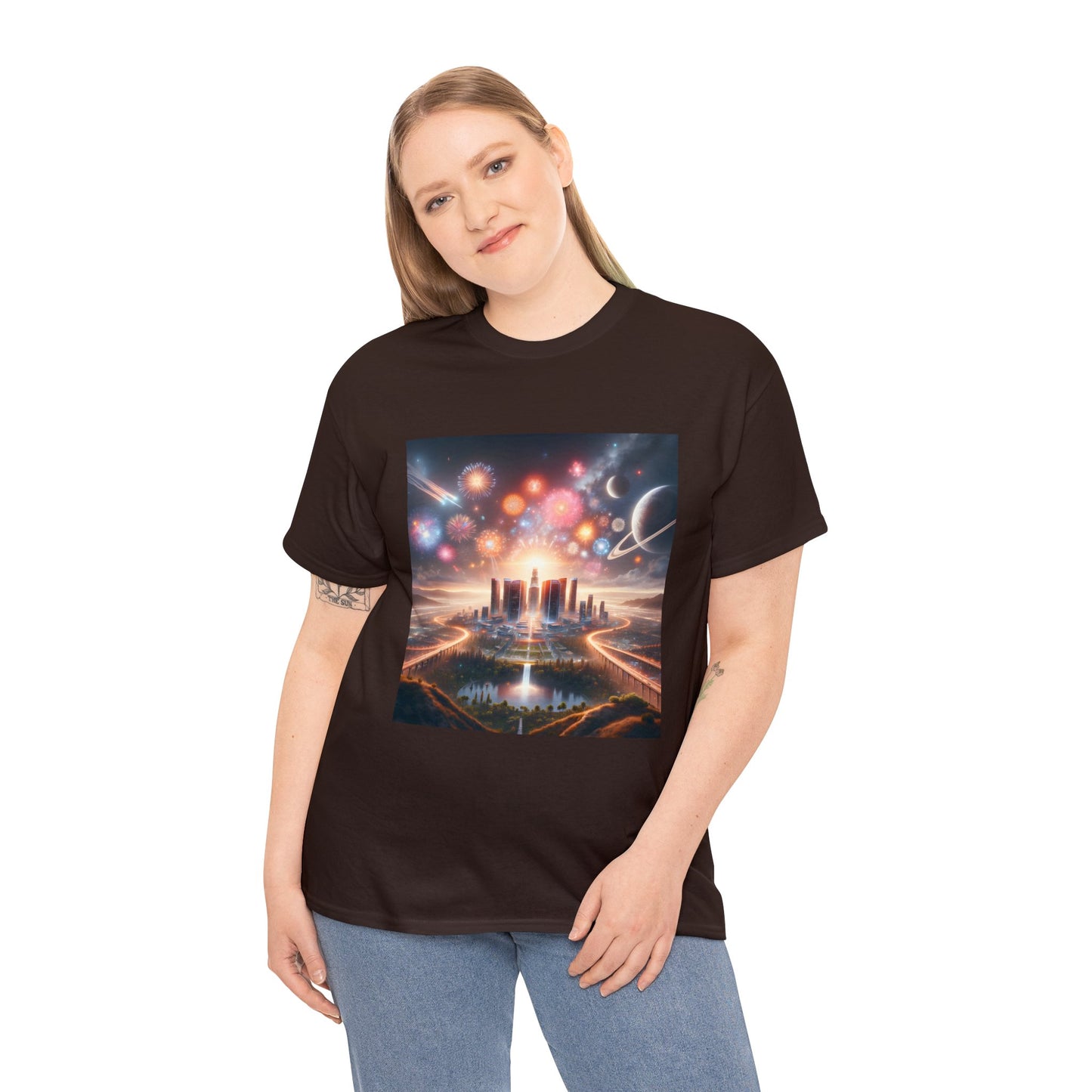 Luminara Skyshaper-Unisex Heavy Cotton Tee