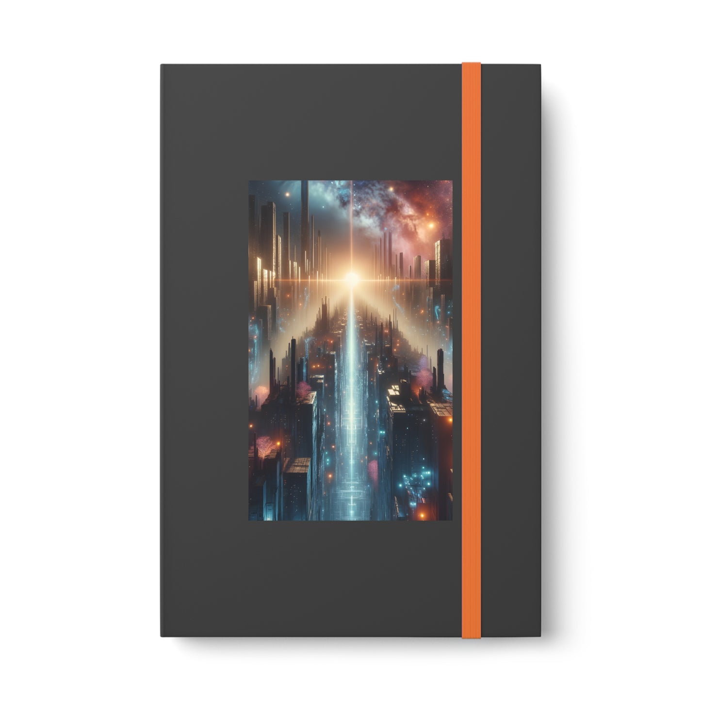 MysticScape or KaleidoSpires-Color Contrast Notebook - Ruled