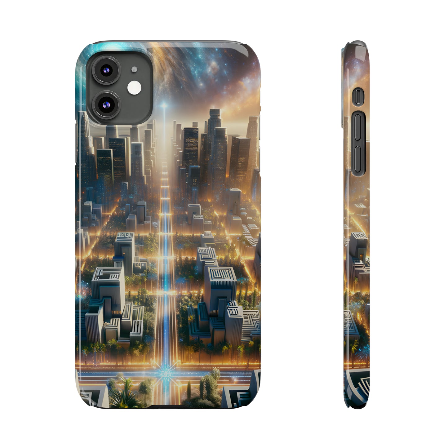 Luminaris Marbleus-Slim Phone Cases