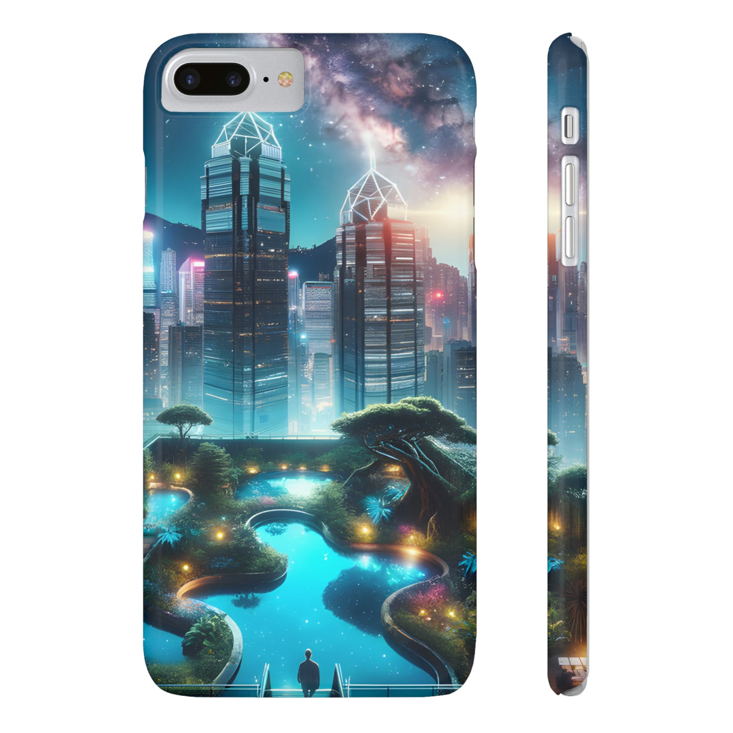 Luminosity Garden-Slim Phone Cases