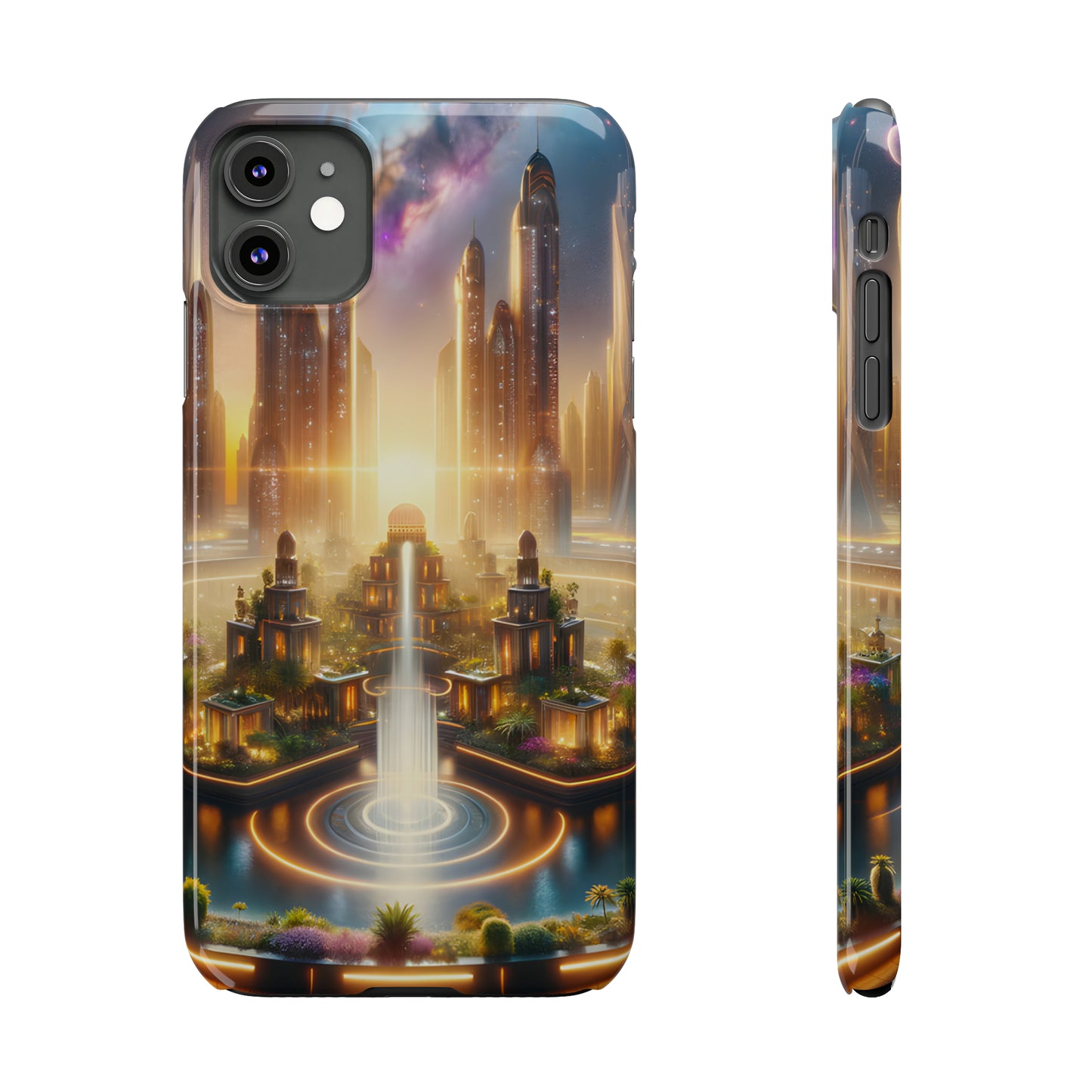 Nebula Gardens-Slim Phone Cases