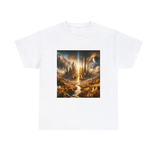 Golden Horizon-Unisex Heavy Cotton Tee