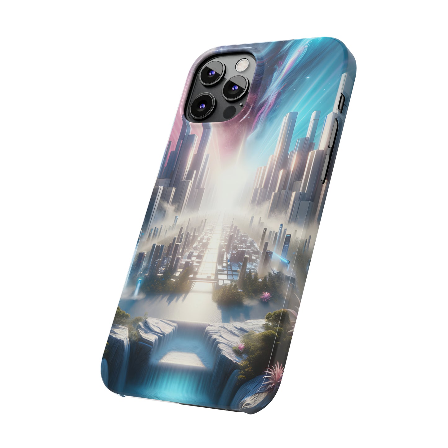 Marble Horizon-Slim Phone Cases