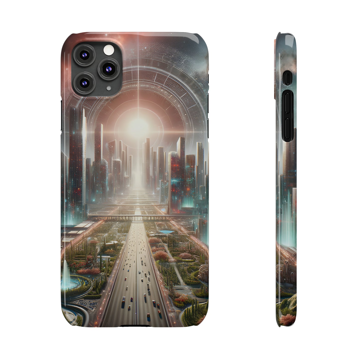 Vegas Vortex-Slim Phone Cases